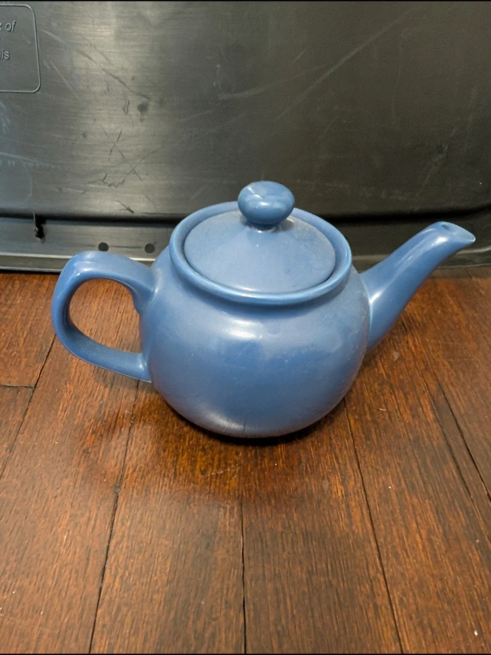 Blue Ceramic Teapot with Lid